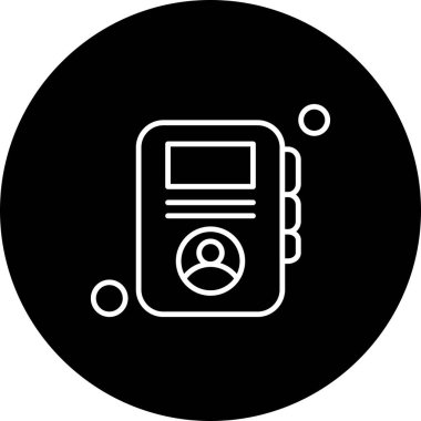 özet vektör illüstrasyon simgesi