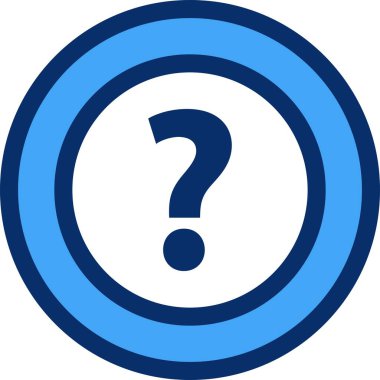 vektör soru işareti simgesi simgesi