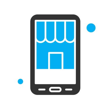 vektör mağaza simgesi çizimi