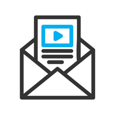 Vektör iletisi Simgesi illüstrasyonu