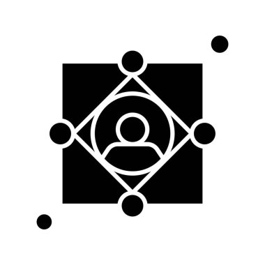 özet vektör illüstrasyon simgesi