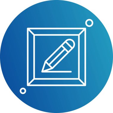 özet vektör illüstrasyon simgesi