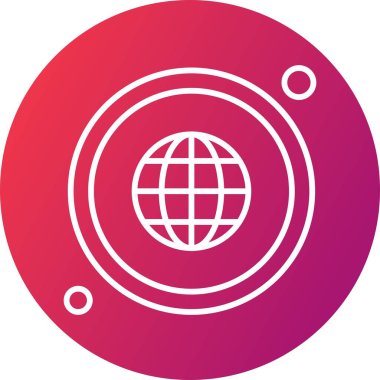 vektör Dünya simgesi illüstrasyonu