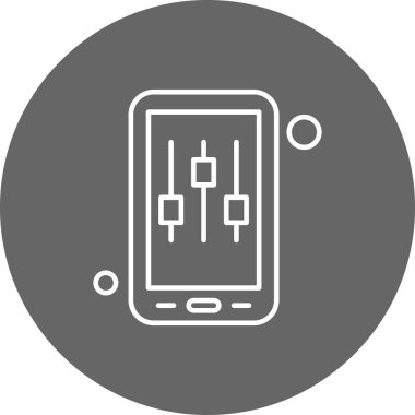 özet vektör illüstrasyon simgesi