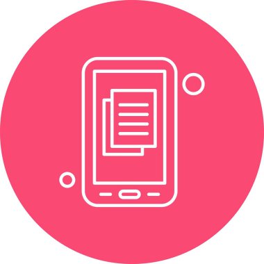 Vektör belgesi Simge illüstrasyonu