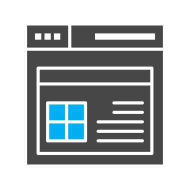 vektör web sayfası resimleme