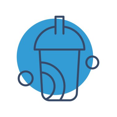 Vektör Kahve Simgesi illüstrasyonu