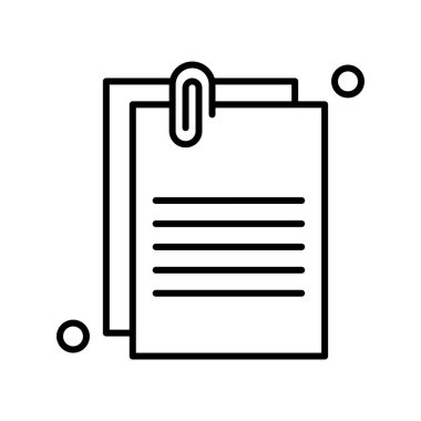 Vektör belgesi Simge illüstrasyonu