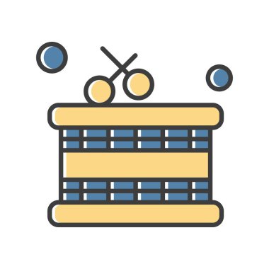 özet vektör illüstrasyon simgesi