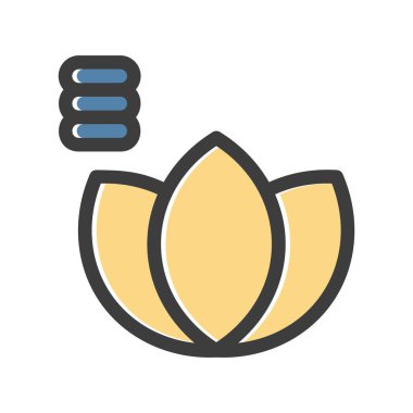 vektör bitki simgesi illüstrasyonu