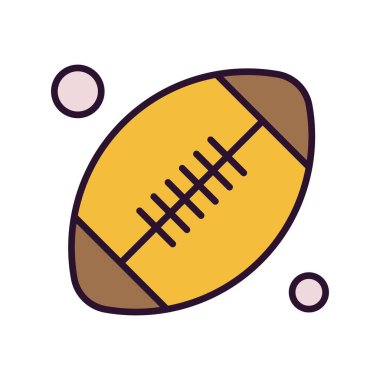 Rugby ikonu illüstrasyonu