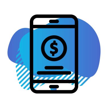 Vektör Mobil simge illüstrasyonu