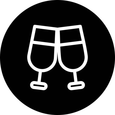 vektör şarap kadehleri resimleme