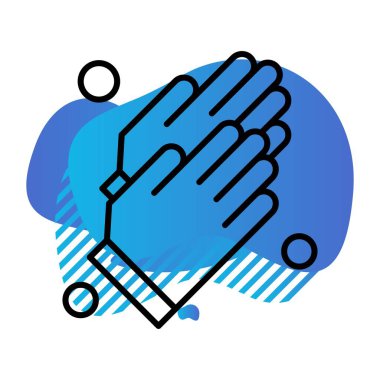 özet vektör illüstrasyon simgesi