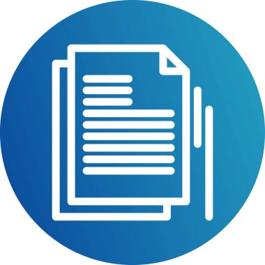 Vektör belgesi Simge illüstrasyonu