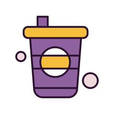 vektör fast food ico