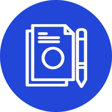 Vektör belgesi Simge illüstrasyonu