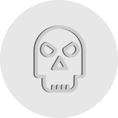 vektör kafatası çizimi