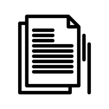 Vektör belgesi Simge illüstrasyonu