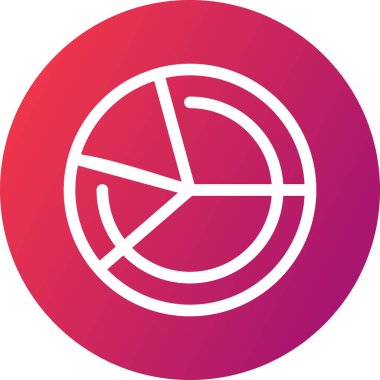  vektör pasta çizelgesi simgesi