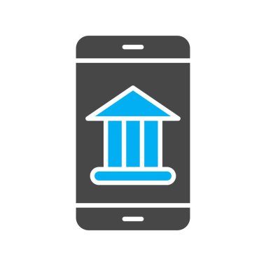 Telefon simgesinin vektör illüstrasyonu