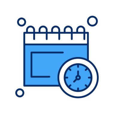 vektör Takvimi Simgesi illüstrasyonu