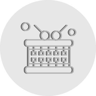 özet vektör illüstrasyon simgesi