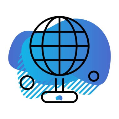 özet ikon vektör çizimi