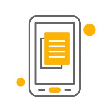 Vektör belgesi Simge illüstrasyonu