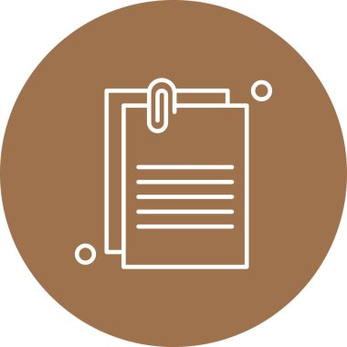 Vektör belgesi Simge illüstrasyonu