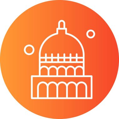 vektör Beyaz Saray ico