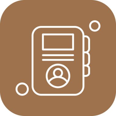 özet vektör illüstrasyon simgesi