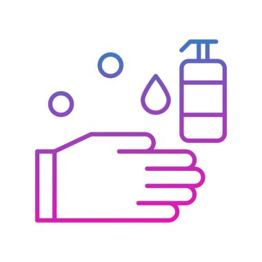 vektör yıkama el ico