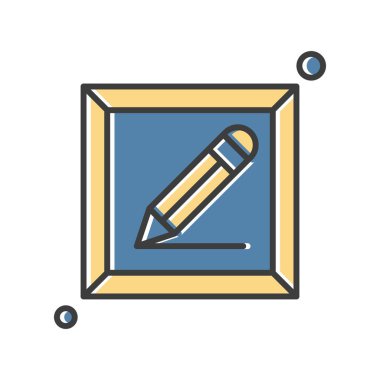 özet vektör illüstrasyon simgesi