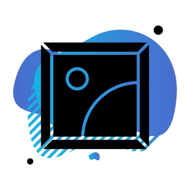 Vektör galerisi simgesi illüstrasyonu