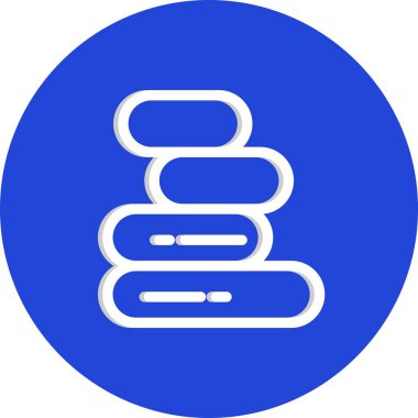 vektör havluları simge illüstrasyonu