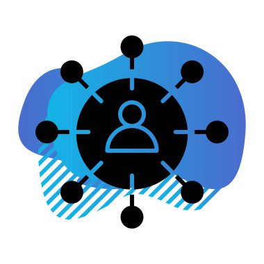 özet vektör illüstrasyon simgesi