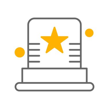 özet vektör illüstrasyon simgesi