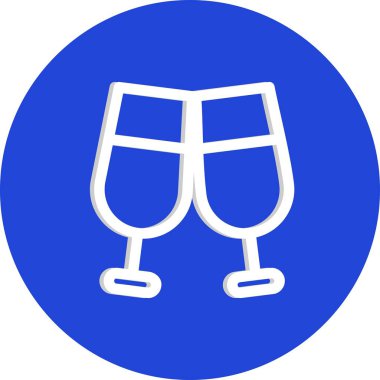 vektör şarap kadehleri resimleme