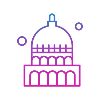 vektör Beyaz Saray ico