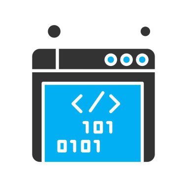 websitesi simgesi vektör illüstrasyonu