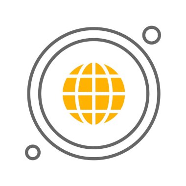 vektör Dünya simgesi illüstrasyonu