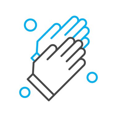 özet vektör illüstrasyon simgesi