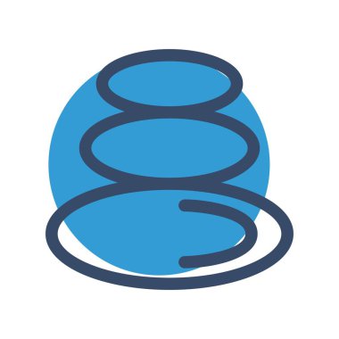 vektör havluları simge illüstrasyonu