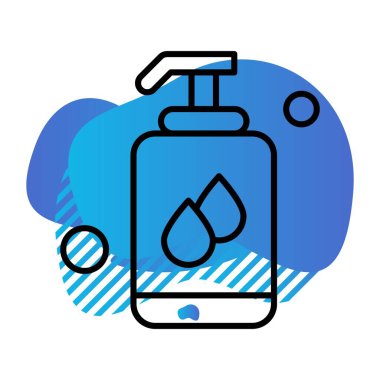 özet vektör illüstrasyon simgesi