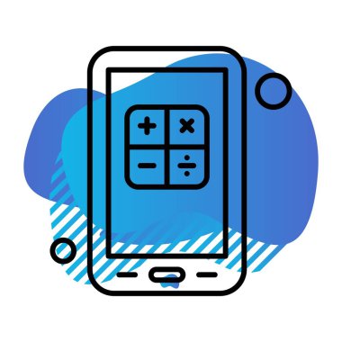 özet vektör illüstrasyon simgesi