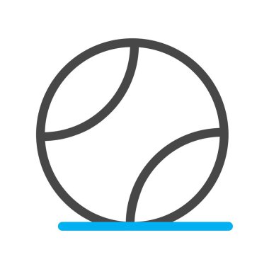 vektör tenis topu simgesi