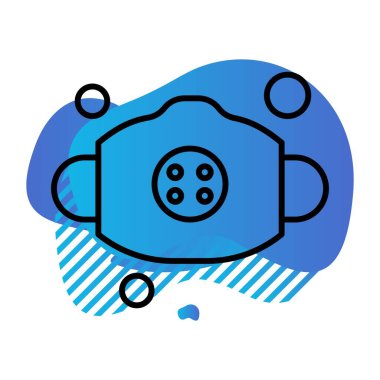 özet vektör illüstrasyon simgesi