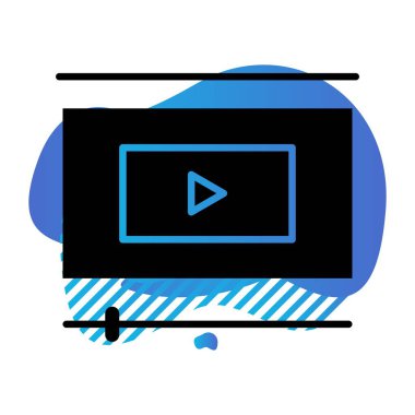 özet vektör illüstrasyon simgesi