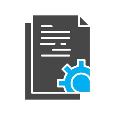 Vektör belgesi Simge illüstrasyonu